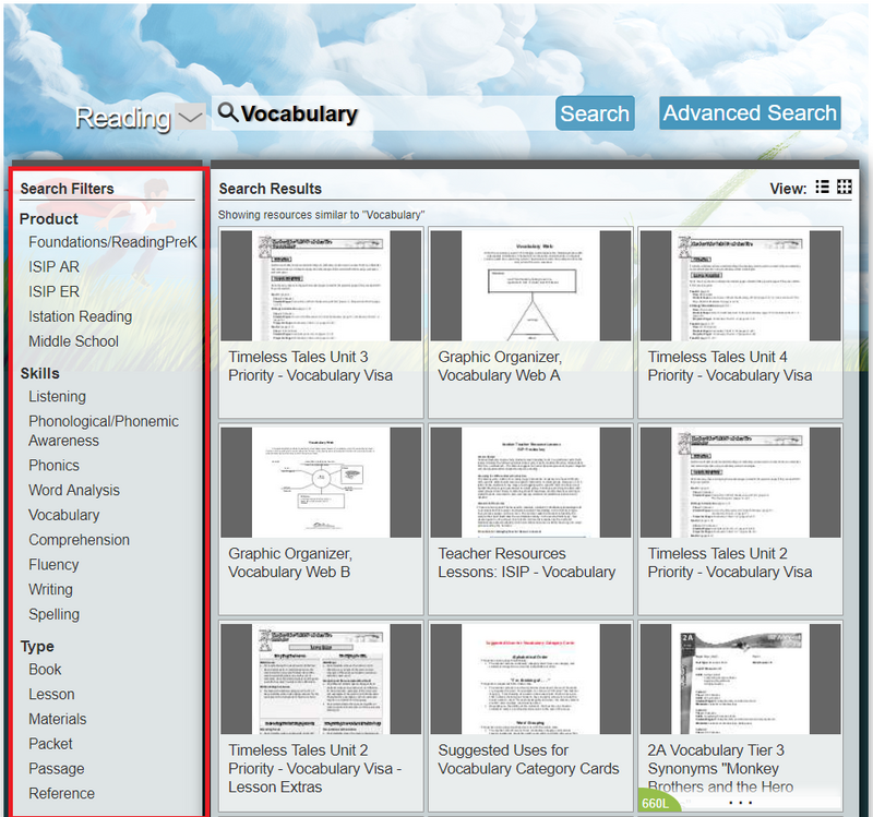 Lectura/Math and Legacy Reading: Teacher Resources